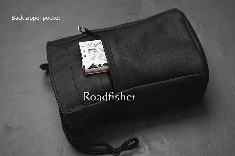 Leather camera pouch 12