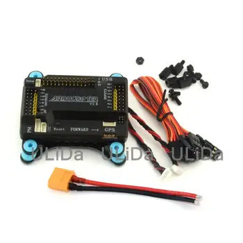

5in1 APM 2.8 Flight Controller /w Shock Absorber Integrate Power LED ESC 5V 12V BEC Distribution Board for Quadcopter