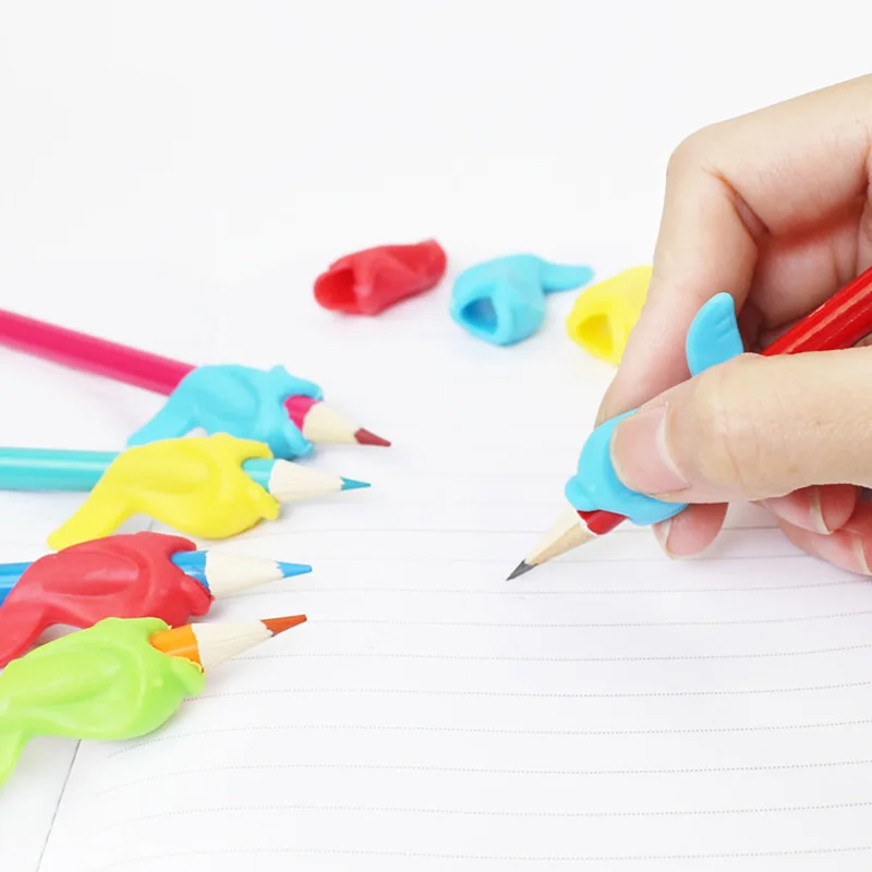 

10pcs Learning Partner Children Students Stationery Pencil Holding Practise Device Correction Tool Kids Pen Writing Control