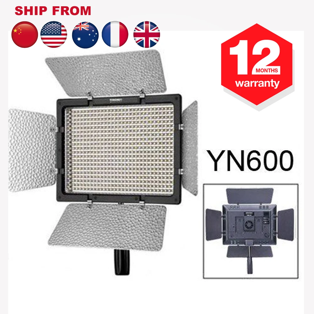 Yongnuo YN600 YN 600 Pro LED Light 5500K Video Lamp For Canon For Nikon