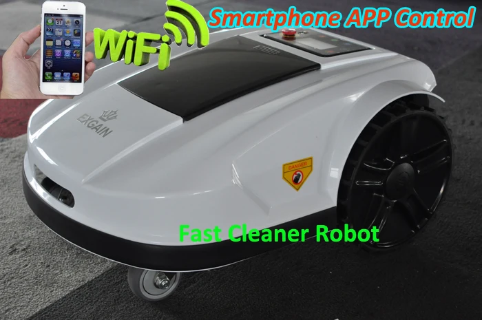 

Newest Automatic Robot Lawn Mower S520 with Updated Smartphone APP Control, Water-Proofed charger,Range,Subarea function CE&ROHS