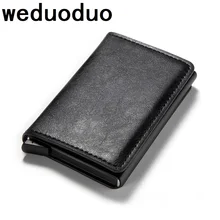New Rfid Wallet Card Id Holder Men's Credit Card Holder Slim Small Male Leather Wallet Mini Pocket Money Bag Women Walet Valet New Rfid Wallet Card Id Holder Men's Credit Card Holder Slim Small Male Leather Wallet Mini Pocket Money Bag Women Walet Valet