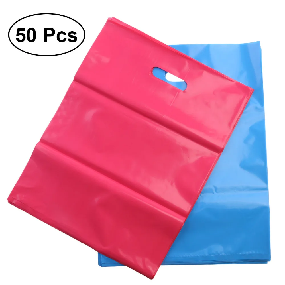 Buy 50pcs Plastic Merchandise Bags Retail Shopping