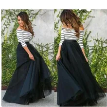 Women’s clothing skirts black custom Hot 5 Layers Hoopless WhiteBlack Bridal Petticoat Wedding Underskirt Crinoline