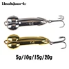 Jigging Silver Gold  5g 10g 15g 20g Metal Spinner Bass Pike DD Spoon Bait Fishing Lure Iscas Artificial Hard Baits Crap Pesca ► Photo 2/6