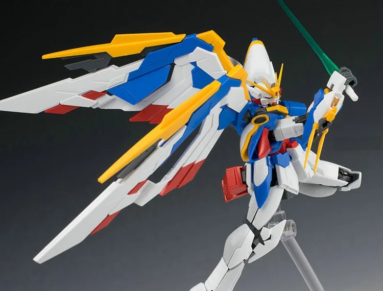 Японская Bandai Gundam Модель RG 1/144 крыло ZERO GUNDAM EW Justice Freedom 00 Armor Unchained мобильный костюм