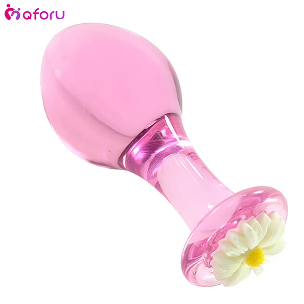 Smooth Glass Crystal Anal Plug Butt Dildo Vagina Ball Prostate Massage Sex Toys for Women Men Gay Masturbation Beads |
