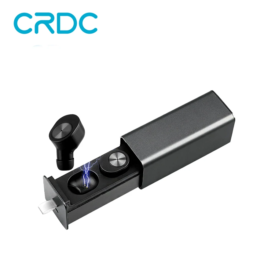 

CRDC Mini Bluetooth Headphones Wireless Earphones Bluetooth 4.2 Stereo Music Charger Dock Dual Headsets For iPhone Samsung Etc