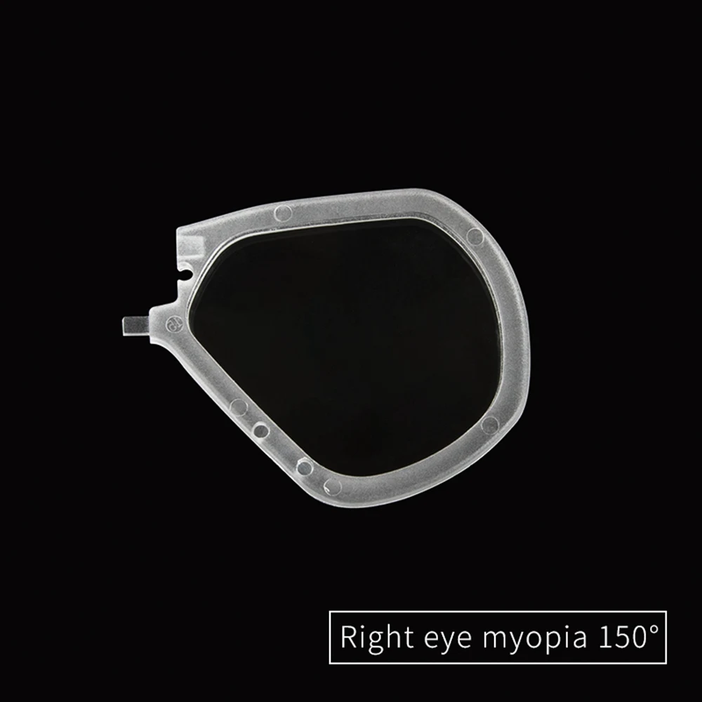 Съемная маска для подводного плавания линзы для близорукости для Copozz модель 4910 4100 профессиональная маска для дайвинга Skuba очки оборудование для водных видов спорта - Цвет: right myopia -150