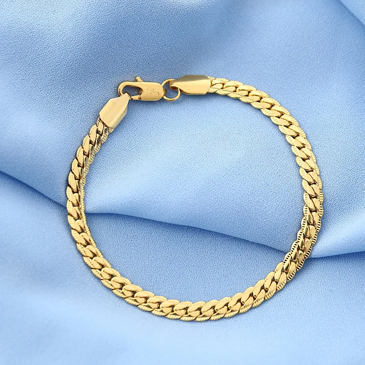 

Fashion Charm Mens Bracelet Chain Stainless Steel Silver Gold Chains Bracelet for Hip Hop Punk Jewelry Men Fashion Gift