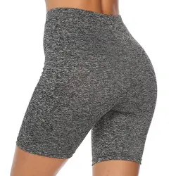 Женские повседневные шорты для фитнеса летняя спортивная одежда тонкие брюки женские с высокой талией однотонные укороченные для