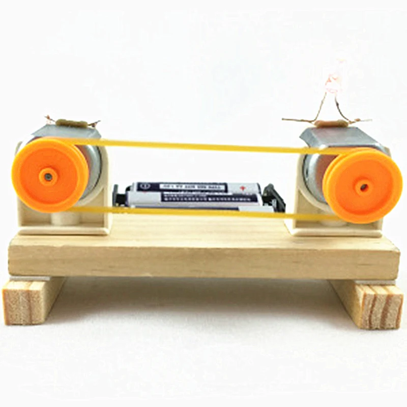 

1 set of wooden children's DIY education learning technology energy conversion experiment model toy