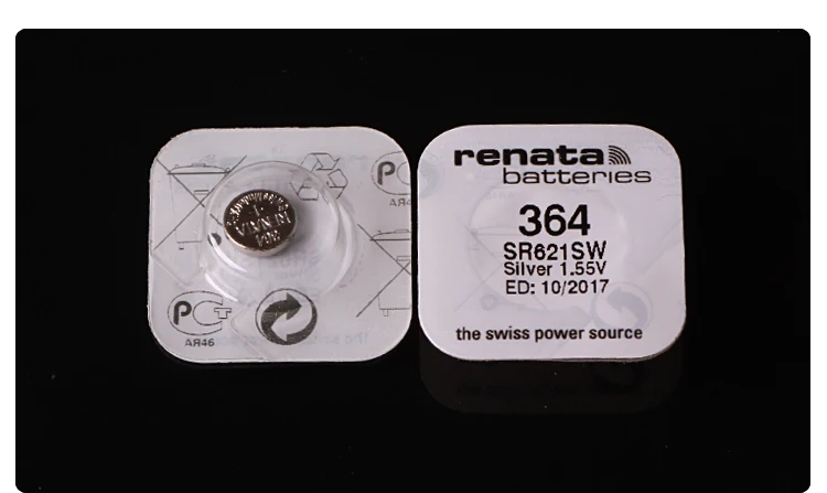 20xrenata серебристо оксидная батарея для часов 364 SR621SW 621 1 55 V 100% оригинальный бренд