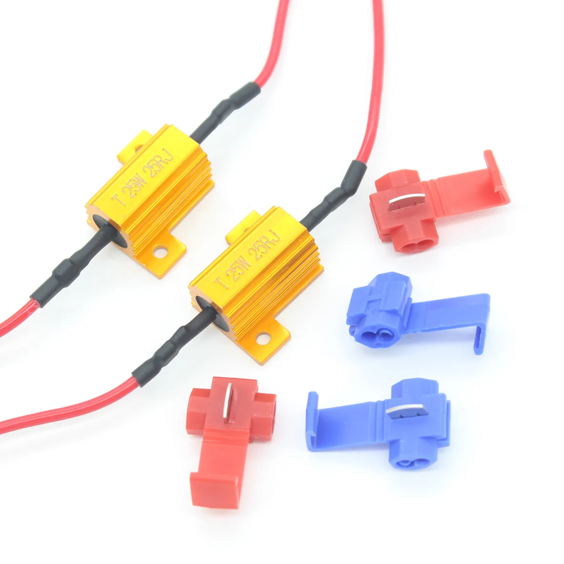 Car LED DRL Fog Light Lens Turn Singal Load Resistor LED Bulb Fast