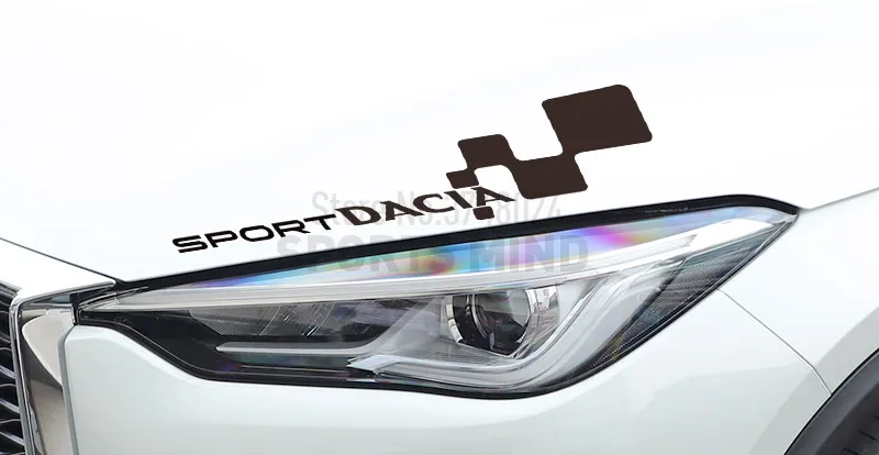 1 пара Спорт ум оклейка автомобилей стикер наклейка для Dacia Duster Logan Sandero Lodgy Dokker значок автомобильные аксессуары