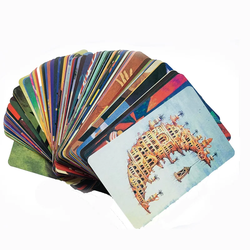 

Illustrations Cards Game Blue Extension Version Kid's 3-6 Players Family Board Game Educational 110 cards