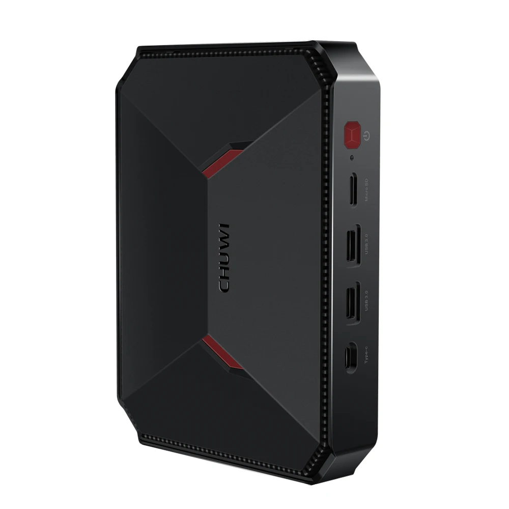 CHUWI GBox Pro Intel Atom X7-E3950 четырехъядерный Windows 10 OS 4 ГБ ОЗУ 64 Гб ПЗУ гигабитный Ethernet мини-ПК 2,4G/5G двухдиапазонный Wifi