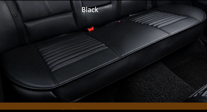 Полиуретановые кожаные чехлы для автомобильных сидений, боковое полное покрытие сиденье для стайлинга автомобиля подушка коврик протектор для Toyota Corolla Camry Rav4 Auris - Название цвета: 1 rear