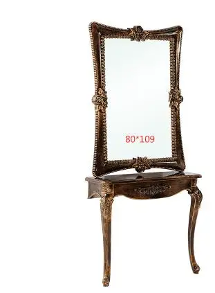 Creative beauty salon, mirror stand, single and double floor mirror, tieyi barbershop mirror.