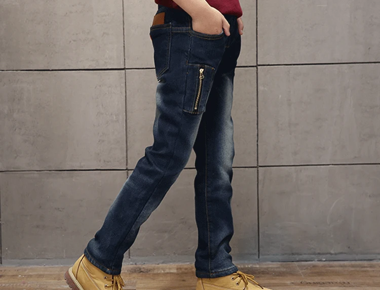 Коллекция года, Весенняя детская одежда джинсы для мальчиков повседневные тонкие джинсы для мальчиков, узкие джинсы для больших мальчиков длинные брюки