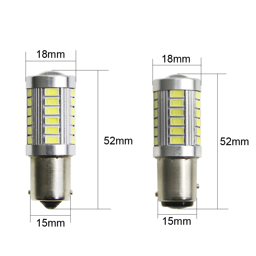 Светодиодные фонари заднего хода и ДРЛ KEIN 2 шт. P21W P21/5W 33SMD 1156 ba15s 1157 bay15d S25 5630