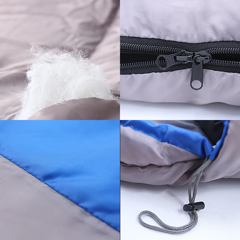 1.6kg High Quality Waterproof Splicing Double Couples Sleeping Bag Hands Can Be Stretched Out Sleeping Bed For Outdoor Camping 1.6kg High Quality Waterproof Splicing Double Couples Sleeping Bag Hands Can Be Stretched Out Sleeping Bed For Outdoor Camping