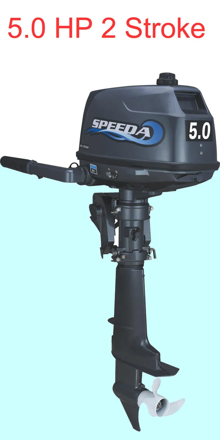 Factory Sale Speeda 5HP 2 stroke fishing boat outboard engine, outboard boat motor for sale