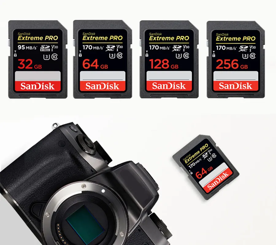 SanDisk Ultra Original SD card 8GB 16GB 32GB SDHC 64GB 128GB 256GB SDXC Class10 Memory Card C10 R80mb/s USH-1 Support for Camera samsung 64gb memory card