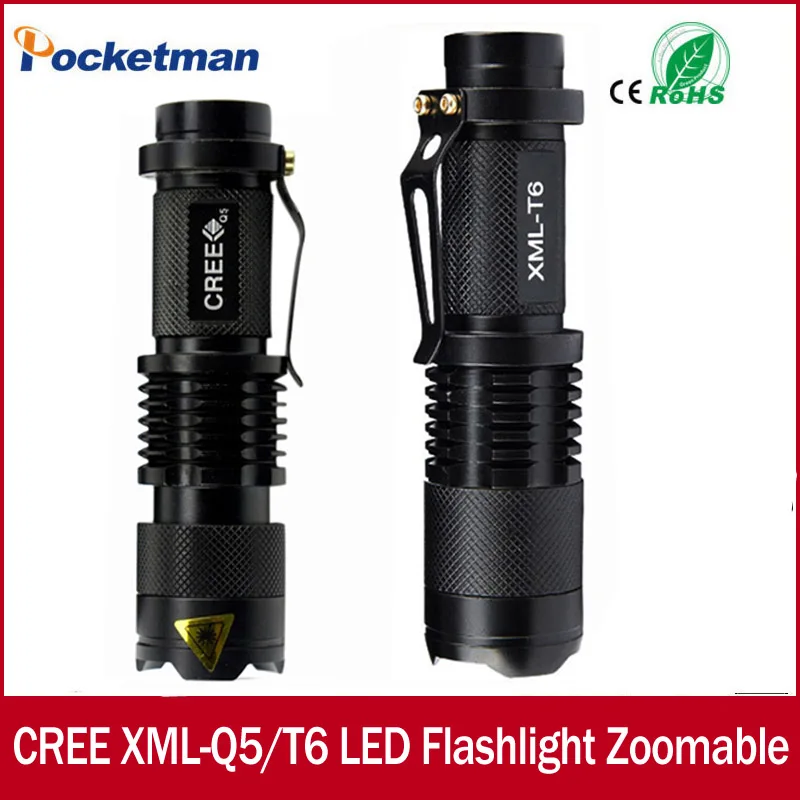 

Mini xml t6 q5 flashlight powerful Zoomable Tactical Flashlight waterproof led torch lanterna flash max 3000 lumens ZK93