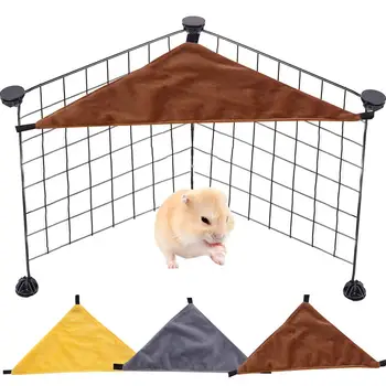 

New Arrival Solid Color Triangular Hammock Pet Hanging Bed For Sugar Glider Squirrel Hamster Small Pet Supplies