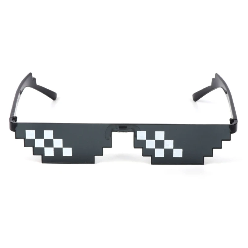 Модные очки с ним Pixel Women Black Mosaic солнцезащитные Happy toy|Шутки и розыгрыши| |