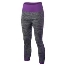 2017 de Las Mujeres de Secado rápido Pantalones Elásticos de Fitness Entrenamiento Leggings Pantalones Capris Ropa Deportiva femme