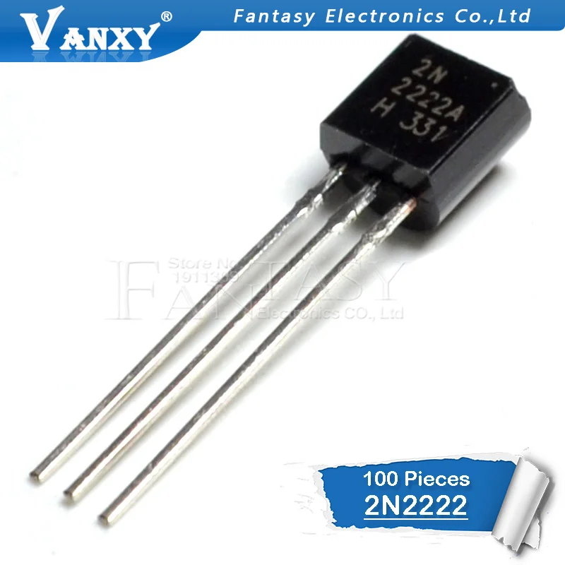 

100PCS 2N2222 2N2222A TO-92 TO92 Transistor new and original IC