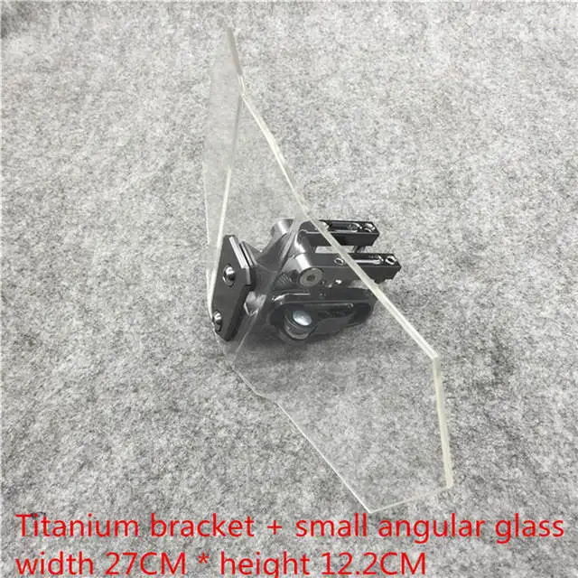 Airflow Adjustable Windscreen Wind Deflector Universal Motorcycle Windshield for Kawasaki BMW Ducati honda Benelli Triumph Yamah Small angle grey