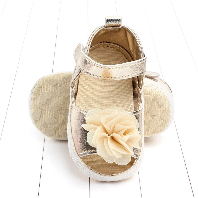 Baby Girl Sandals Summer Non-slip Crib Shoes for Girl (6)