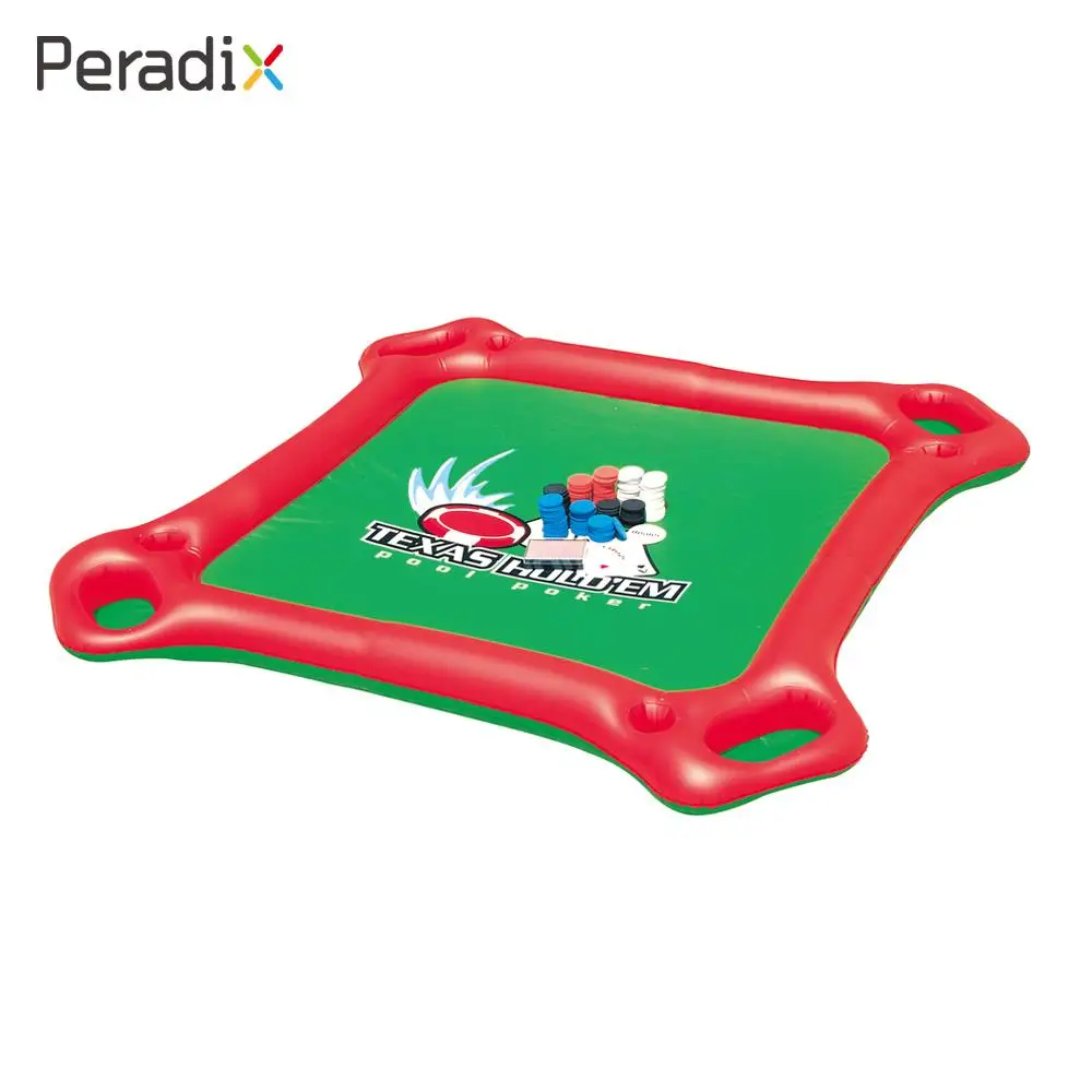 

Floating Game Toy Floating Poker Table Outdoors Beach Colours Multicolor 1 Set Swimming Pool Seaside Waterpark Game Table