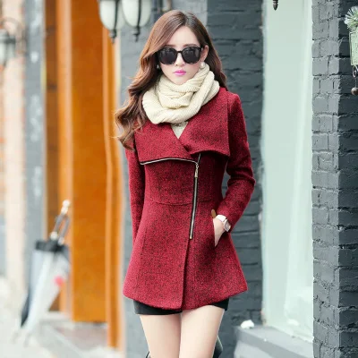 HOT SALE!2018 New Europe Autumn Winter Women's Temperament Woolen Jackets Coats Female Casual Clothing Women Slim Jackets Coats HOT SALE!2018 New Europe Autumn Winter Women's Temperament Woolen Jackets Coats Female Casual Clothing Women Slim Jackets Coats