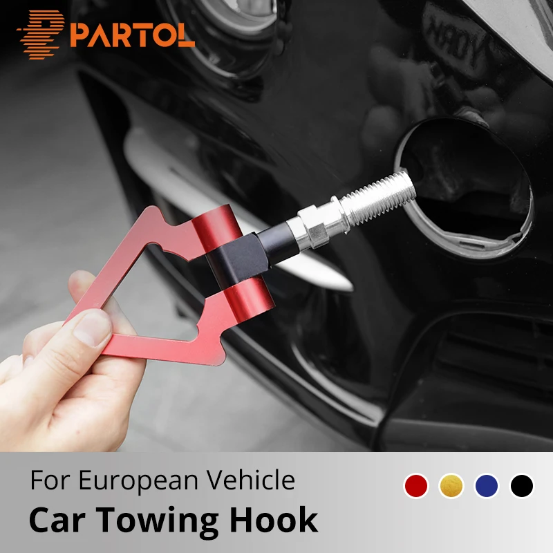 Partol Universal Racing Tow Hook Car Towing Bar European Car Auto