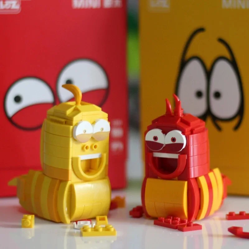 LOZ Larva Toy мультфильм фигурка персонажа мини блоки Корея Офис ТВ для детей 8 лет