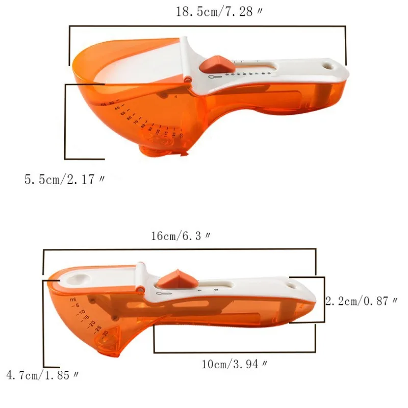 1 шт. измерительная ложка, профессиональный инструмент для приготовления пищи, регулировка-а-мерная чайная ложка и регулировка-A-столовая ложка, чашка, совок, обезжиривающая жидкость