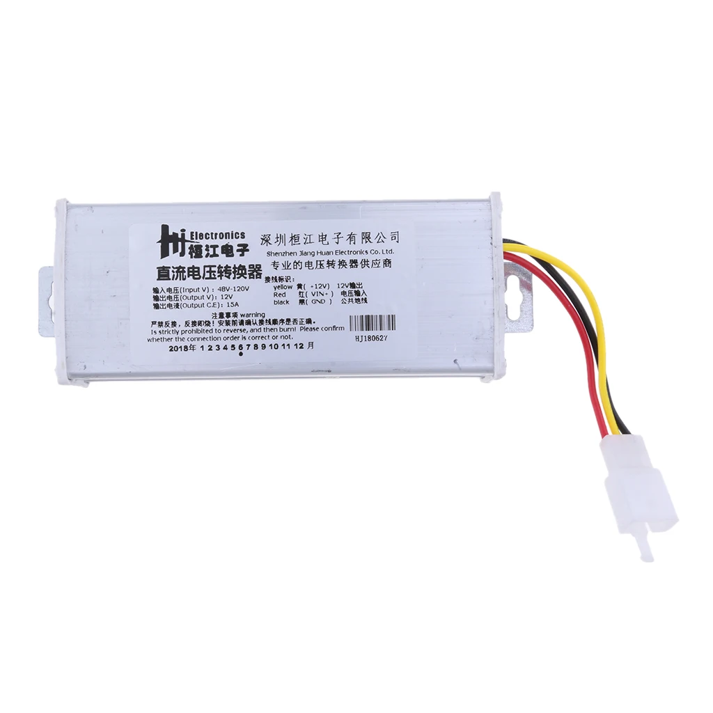 

DC to DC Buck Converter Step Down Transformer Voltage Reducer Input 48V-120V Output 12V -15A 180W Power Supply Regulator