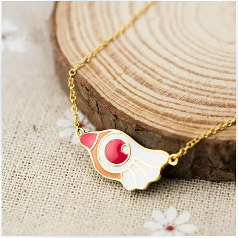 

CARDCAPTOR SAKURA cosplay Cartoon props bird necklace gold necklaces,