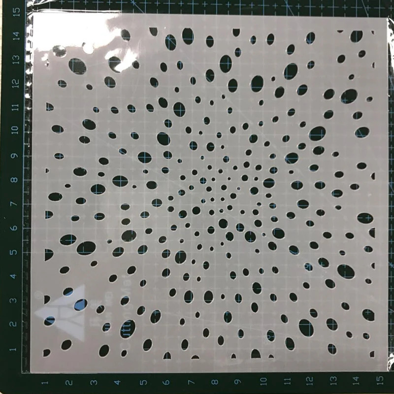 

Galaxy Cosmic Skies Stencil for DIY Scrapbooking Album Photo DIY Paper Card Craft Fun Plastic Templates Decoration 6x6 inch