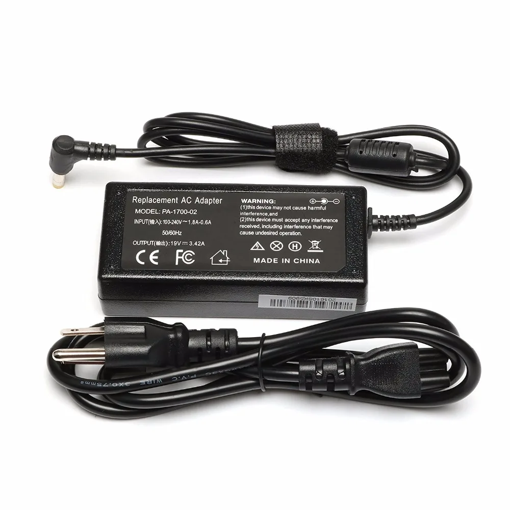 

65w Ac Laptop Adapter Charger for Asus X401 X401A X401U X501 X501A X502CA X550 X550C X550CA X550L X550LA Power Supply Cord
