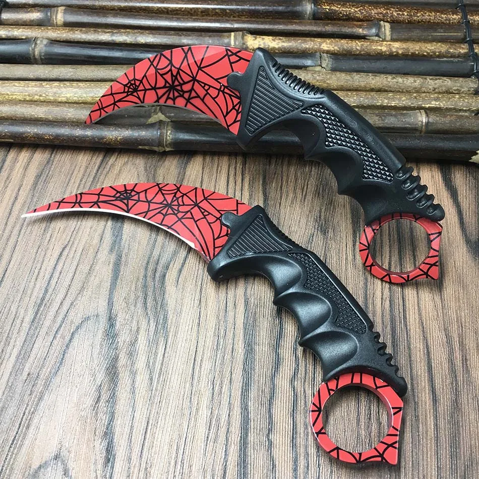 Нож из натуральной игры тигровый зуб нож коготь для кемпинга новейший цвет CS GO