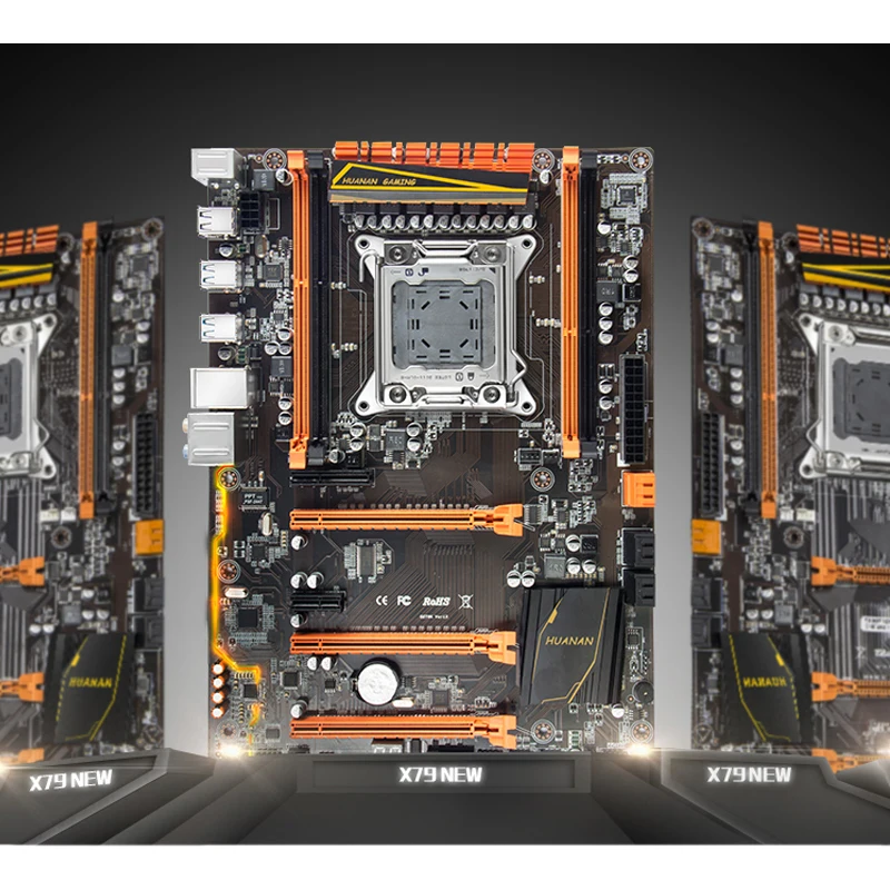 Игровая материнская плата HUANAN deluxe X79 CPU RAM combos Xeon E5 2660 V2 с кулером 32 Гб (2*16 Гб) DDR3 RECC