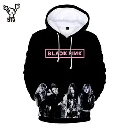 BTS 3D BLACKPINK Лидер продаж Красивые популярные модные женские туфли с длинным рукавом Hooides кофты Повседневное осень принт плюс Размеры Q0758-Q0924