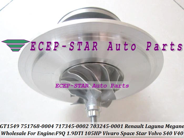 GT1549S 751768 751768-5004S 717345-0002 703245-5001S Renault Laguna Megane Scenic Trafic II Opel Movano A Vivaro For Space Star Volvo S40 V40 F9Q 1.9L DTI 105HP (3)