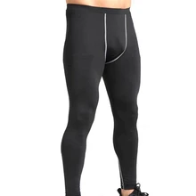 Men\'s Running Pants Elastic Breathable Anti-sweat Quick Drying Sports Running Fitness Training Tights Leggings Trousers