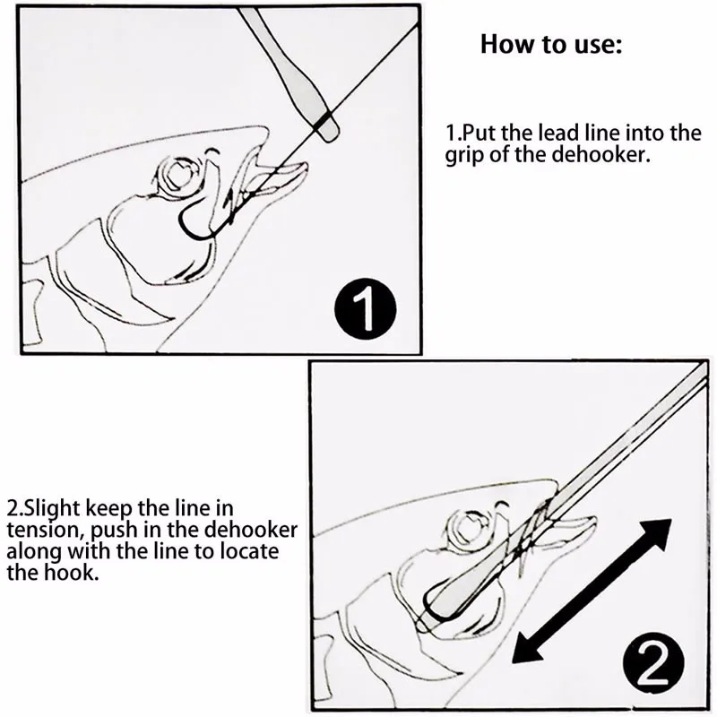 Portable Fishing Hook Remover Detacher Extractor Tackle Removal Tool With Strap Portable Fishing Hook Remover Detacher Extractor Tackle Removal Tool With Strap